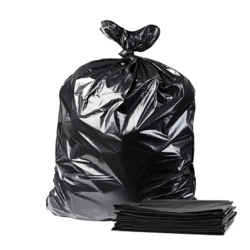 Can Liner, Regular, Black, 22" X 24", LLDPE, 500/Case, Made In Canada