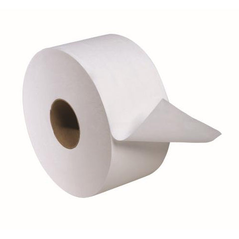 Micro Max 475' x 3.7" 1.6" Core White 100% Fiber Recycled Jumbo Bathroom Tissue