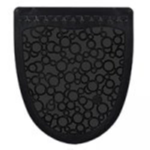 Black on Black Urinal Mat